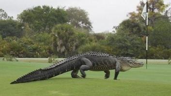 El golfista Sergio García se hace grande en Augusta