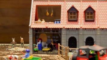 El Museo Etnográfico de Castilla y León convierte la granja de Playmobil en un portal de Belén