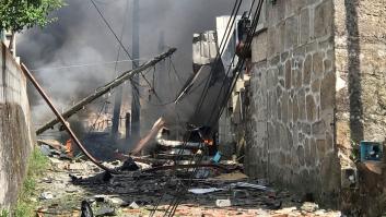 Al menos un muerto y 30 heridos en la explosión de un almacén ilegal de pirotecnia ilegal en Tui