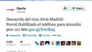 Los 'mea culpa' de TVE y Renfe por sus errores tras el accidente de tren de Santiago