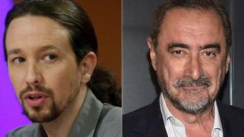 El toma y daca entre Carlos Herrera y Pablo Iglesias: "La nación en Andalucía es España"