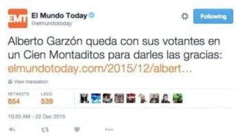 La genial respuesta de IU a esta 'noticia' de El Mundo Today