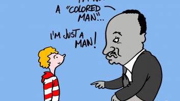 Luther King is back! (in black and white)