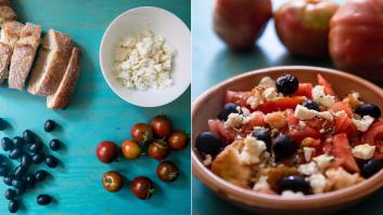 Recetas fáciles: falsa ensalada griega con queso feta