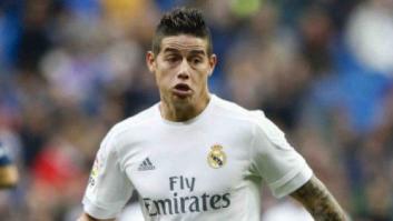 James llega al entrenamiento del Madrid perseguido por la Policía