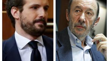 La frase de Rubalcaba con la que Casado ha comenzado su discurso
