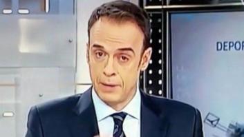 Jesús Pascual se atraganta mientras narraba los Deportes de Informativos Telecinco