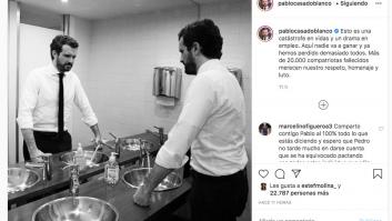 Greenpeace avisa a Pablo Casado de un evidente descuido en esta foto y bate récords de compartidos