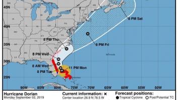Dorian deja al menos cinco muertos en Bahamas y sigue la alerta en EEUU