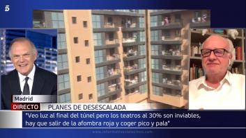 El comentario que ha dejado a Piqueras con esta cara: "Estoy con mi mujer, debidamente vestida"