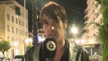 La complicada conexión en directo de un periodista debido al temporal Dana