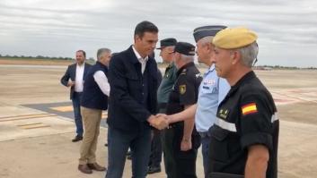 Pedro Sánchez visita las zonas más afectadas por la gota fría en Alicante y Murcia