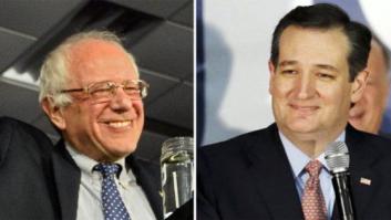 Sorpresas en los caucus de Iowa: Cruz vence a Trump y Sanders empata con Clinton