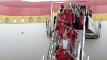 'La Roja' aterriza en la dictatorial Guinea Ecuatorial (FOTOS)