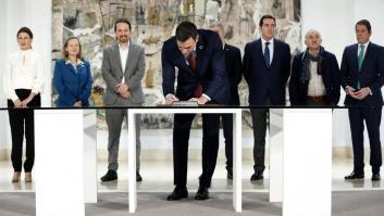 Gobierno, patronal y sindicatos firman el pacto para prorrogar los ERTE