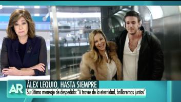 Ana Rosa despide entre lágrimas a Aless Lequio: "Te hemos visto crecer"