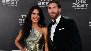 El llamativo 'look' con el que Pilar Rubio y Sergio Ramos han ido a los premios 'The Best'