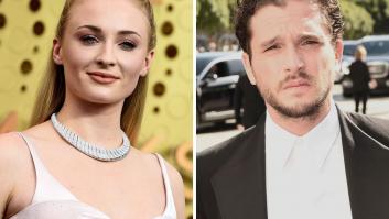 El momentazo entre Sophie Turner (Sansa) y Kit Harington (Jon Nieve) en los Premios Emmy 2019