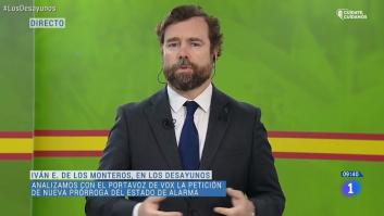 Espinosa de los Monteros niega que Vox lidere las caceroladas, aunque participe en ellas