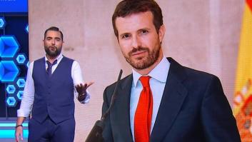 "Canallita": Dani Mateo saca a la luz un detalle de esta foto que revela el brutal plan de ahorro impuesto por Casado en el PP