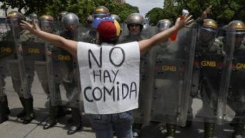 Incidentes durante la marcha opositora en Venezuela