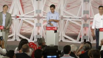 El debate entre Pedro Sánchez, Eduardo Madina y Pérez Tapias, en directo