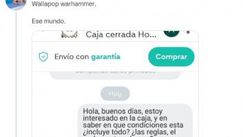 Pregunta por una caja de Warhammer en Wallapop y la respuesta que recibe arrasa en redes