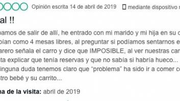 La comentada respuesta de una sidrería de Gijón a este comentario: "Estás completamente equivocada"