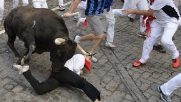 Segundo encierro de sanfermines 2014: rápido y limpio (VÍDEO)