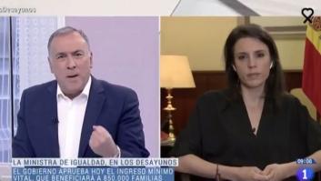 El corte de Irene Montero a Xabier Fortes tras esta pregunta