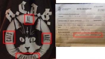 Multada por llevar un bolso de gatitos en Madrid