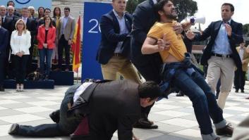 Lagarder Danciu, el activista que se enfrentó a los neonazis y ha interrumpido el acto del PP