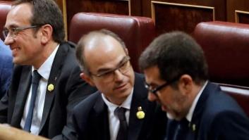 El TC estudiará la suspensión como diputados de Sànchez, Rull y Turull