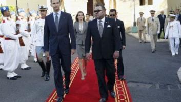 Mohamed VI recibe con su familia a los reyes en Rabat (FOTOS)