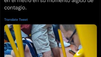 Una viróloga de la Universidad de Columbia se pronuncia con rotundidad sobre esta foto del metro
