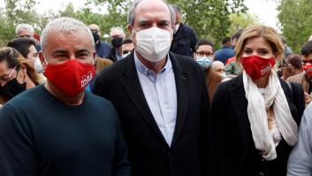 Jorge Javier Vázquez apoya a Ángel Gabilondo en un mitin en Vallecas