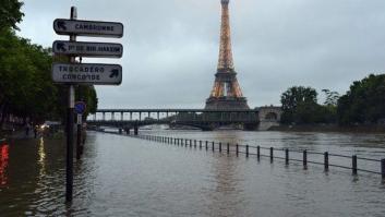 París inundado y en alerta por la crecida del Sena (FOTOS)