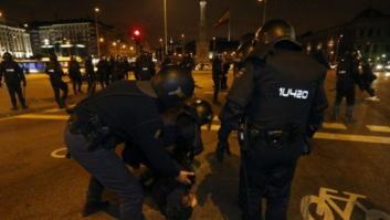 Cargas en Madrid tras la marcha en apoyo al barrio de Gamonal