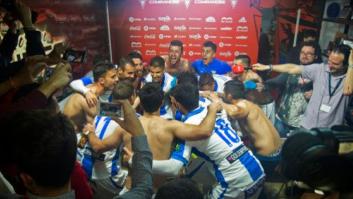 La fiesta por el ascenso del Leganés