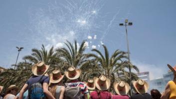 Las personas sordas sienten la mascletá a través de vibraciones