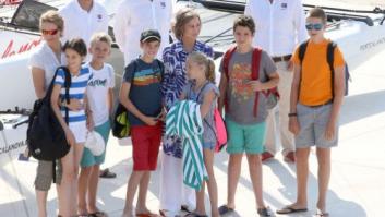 Posado real en Palma de Mallorca... sin los reyes Felipe y Letizia ni las infantas (FOTOS)