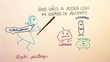 A mal síndrome premenstrual, buena cara