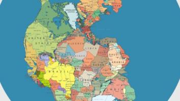 Pangea: así sería el mundo unido por sus fronteras (MAPA)