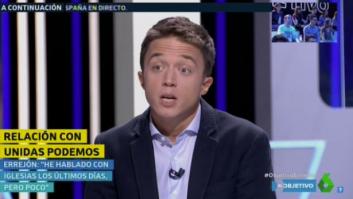 Íñigo Errejón: "Que sólo por las políticas activas de empleo se lastrara un Gobierno..."