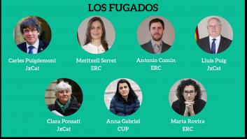 Tras la sentencia: ¿Qué pasa ahora con los líderes independentistas huidos?