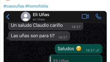La respuesta por WhatsApp a un chico que quería hacerse las uñas indigna a medio Twitter