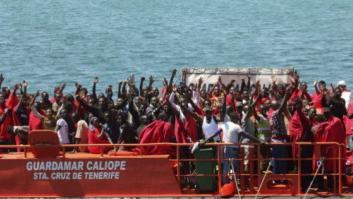 Rescatados casi 700 inmigrantes a bordo de lanchas hinchables en el Estrecho