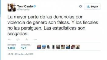 Toni Cantó bebe agua y suelta esta perla al referirse a sí mismo