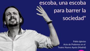 Las frases más recordadas de Pablo Iglesias en política