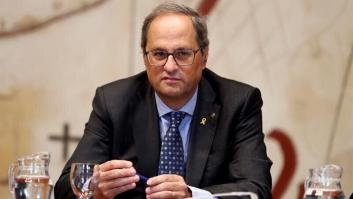 Quim Torra visita a los heridos en los disturbios en Barcelona